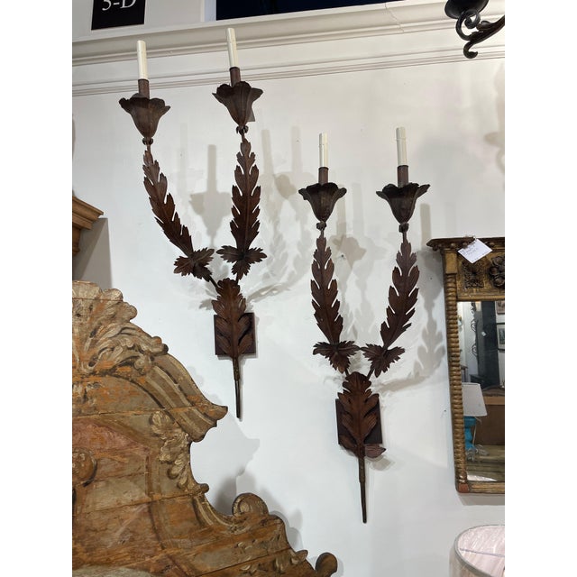 Pair of French 18th Sconces For Sale In Atlanta - Image 6 of 7