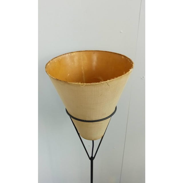 Old floor lamp by Carl Auböck, model "Vice Versa" in the used condition. Early execution! The umbrella can be turned and...