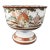 Antique 1900s Japanese Kutani Polychrome Porcelain Stem Cup Bowl For Sale