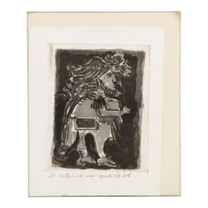 1970 Peter Eugene Ball Lithograph