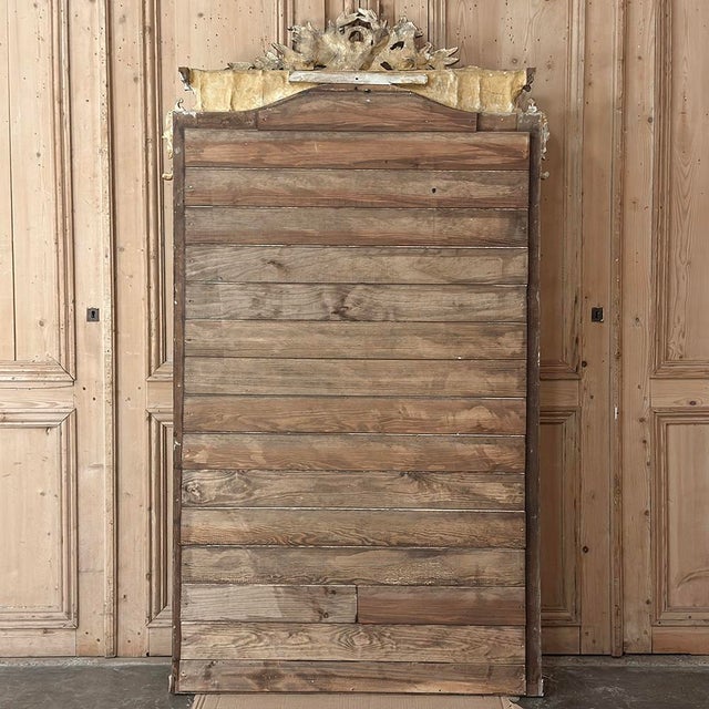 19th Century French Louis XVI Transitional Gilded Mirror For Sale - Image 16 of 16