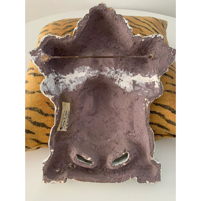 Pair of Vintage Plaster Relief Female Busts by Irving B Last For Sale - Image 9 of 13