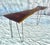 Live Edge Console Table on Hairpin Legs For Sale - Image 9 of 10