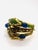 Bochic ‘Capri’ Vintage Natural Ruby, Blue Sapphire & Emerald Cuff In 18K Gold & Silver Bochic ‘Capri’ Vintage Ruby,...