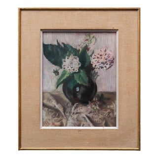 Emma Alice Henriette, Still Life, Pastel on Carboard For Sale