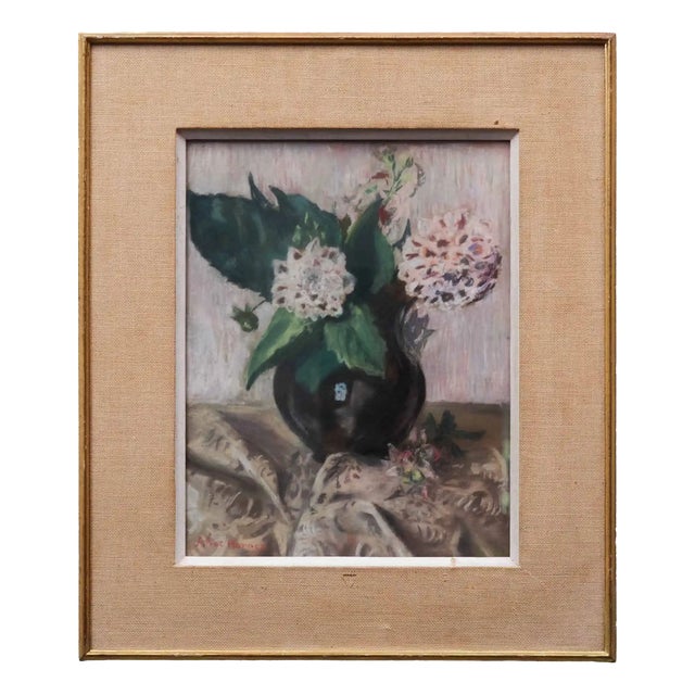 Emma Alice Henriette, Still Life, Pastel on Carboard For Sale