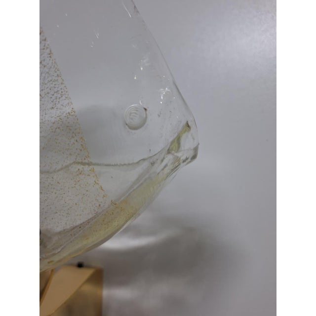 Mid-Century Modern Wall Lamps in Brass Structure and Murano Glass from La Murrina, 1980s, Set of 2 For Sale - Image 3 of 9