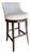 Century Ivory Leather Bar Stool With Wood Legs For Sale