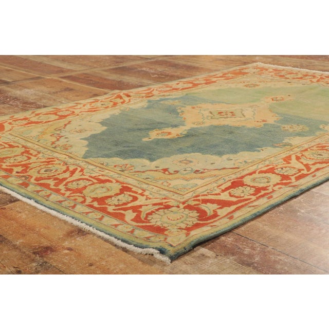 Vintage Persian Tabriz Rug - 04'02 X 06'02 For Sale In Dallas - Image 6 of 9