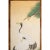 A very attractive large vintage Japanese watercolor and ink scroll painting on silk mounted on paper. Depicting Two Red-...