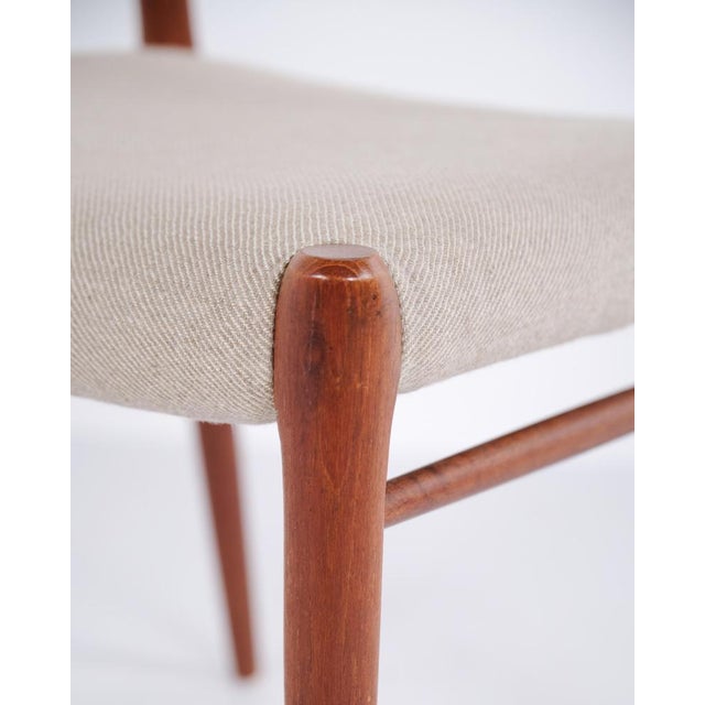 Model 75 Dining Chairs in Teak by N.O. Møller, 1960s, Set of 6 For Sale - Image 8 of 12
