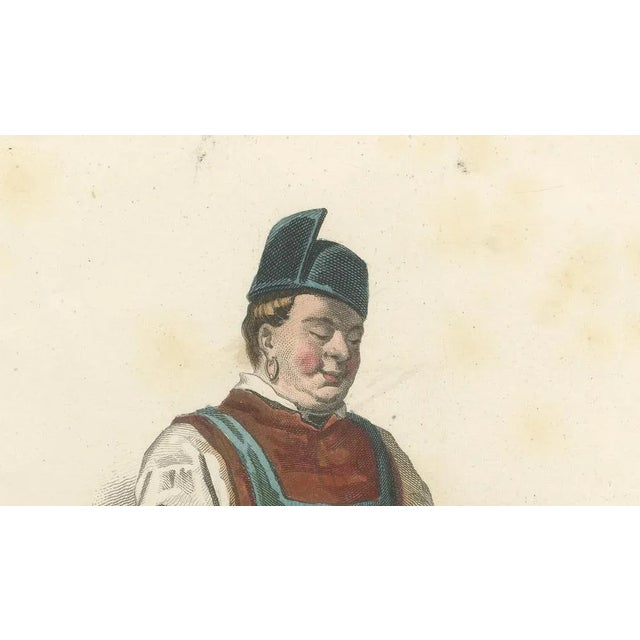 Mid 19th Century Compte-Calix, Bavarian Innkeeper, Hand-Colored Lithograph, 1853 For Sale - Image 5 of 10