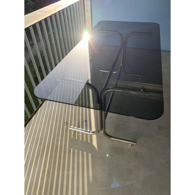 1920s Modernist Console Table in the Style of Jacques Adnet, 1930s For Sale - Image 5 of 18
