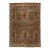 Antique Malayer Wool Rug | Distressed Muted Rust & Blue Oushak Style Area Rug For Sale