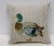 16" Square Pillow With a Traditional Mallard Duck Watercolor-Look Pattern - Made in Uk. For Sale - Image 9 of 9