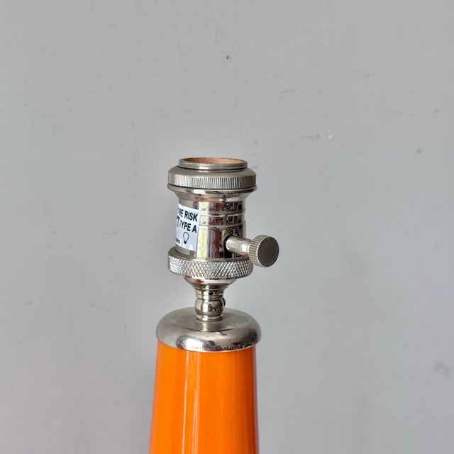 Early 21st Century Robert Abbey for Jonathan Adler Capri Glass Lamps - a Pair For Sale - Image 5 of 12