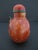 Chinese Chinese Vintage Simulated Realgar Orange Yellow Glass Snuff Bottle For Sale - Image 3 of 11