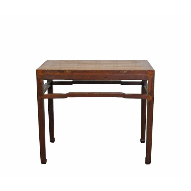 19th Century Square-Corner Side Table For Sale - Image 9 of 10