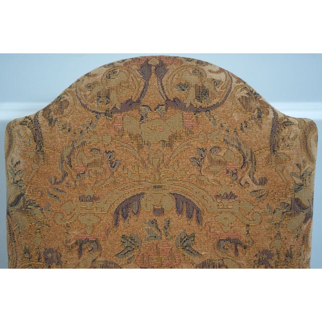 1990s Set of 4 Mahogany High Back Dining Chairs For Sale - Image 5 of 18