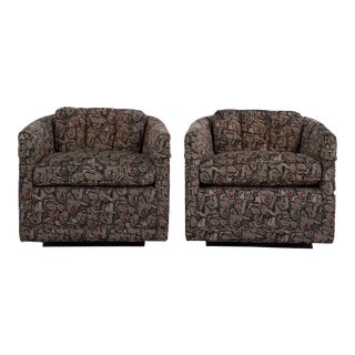 Milo Baughman Swivel Chairs For Sale