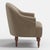 Transitional Josephine Taupe Velvet Armchair For Sale - Image 3 of 7