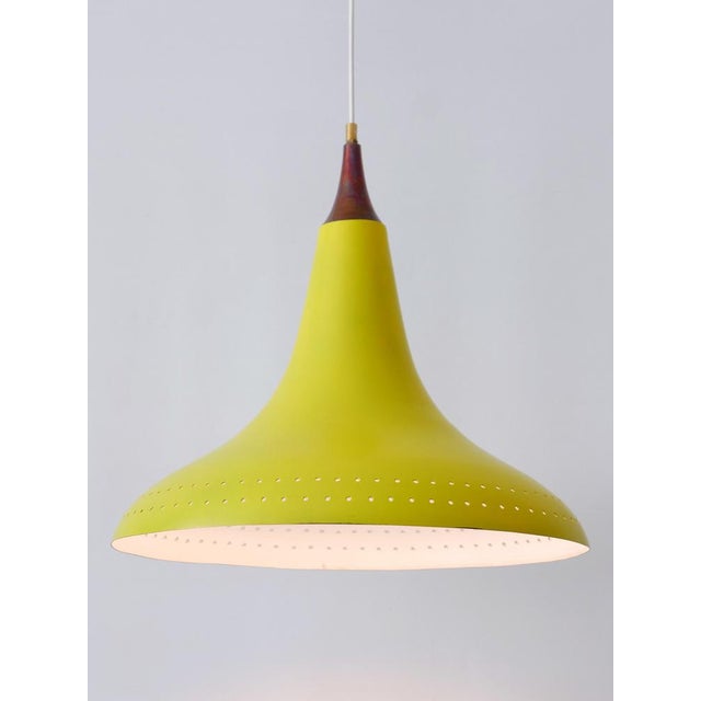 Mid-Century Modern Perforated Aluminium Pendant Lamp, 1960s For Sale - Image 6 of 18