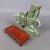 Brown Chinese Jade Horse Sculpture on Wooden Base, 20th Century For Sale - Image 8 of 18