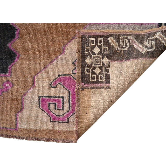 Hand Knotted Natural Colors Tribal Rug Large Long Runner - 5′11″ X 14′1″ For Sale - Image 12 of 13