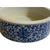Vintage Hand-Painted Chinese 8" Blue &amp; White Porcelain Brush Washer Bowl Made in China 1970–1990. Approx. 2 ¾” High x...