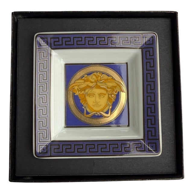 Mini Lila Ashtray by Versace for Rosenthal, 2003 For Sale