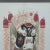 Mid 20th Century Vintage Mid-Century Ceremonial Deity Mask Chinese Mixed Media Print For Sale - Image 5 of 8