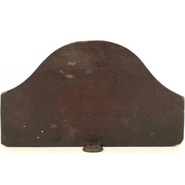 19th Century European Carved and Painted Wooden Figural Wall Shelf For Sale - Image 5 of 10