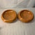 Mid-Century Modern Vintage MCM Haeger Pottery Speckled Orange "Ufo" Planter Bowls - Matching Pair For Sale - Image 3 of 6
