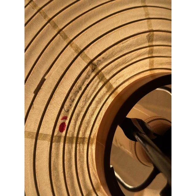 1990s Paper Akari 10A Floor Lamp attributed to Noguchi, 1990s For Sale - Image 5 of 9