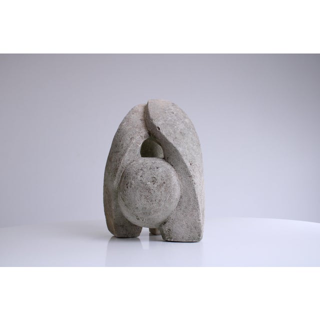 Modern Brutalist Abstract Biomorphic Sculpture, 1960s, Concrete For Sale - Image 3 of 18