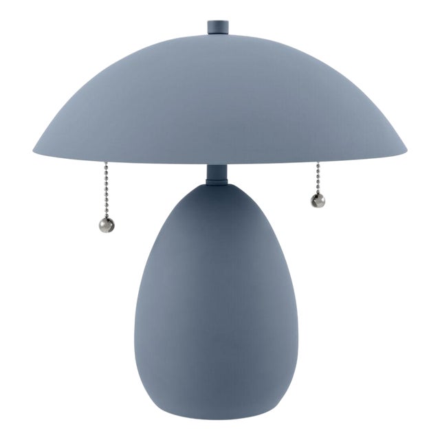Umberis Accent Table Lamp Blue For Sale