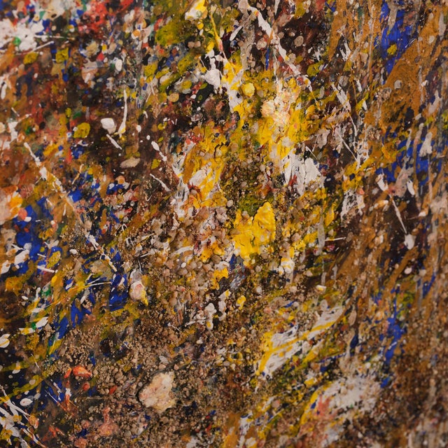 Modern Friedrich Schiemann, Untitled, 1950s, Gouache & Oil on Canvas For Sale - Image 3 of 6