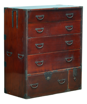 Japanese Tansu Chest of Drawers, 1870s