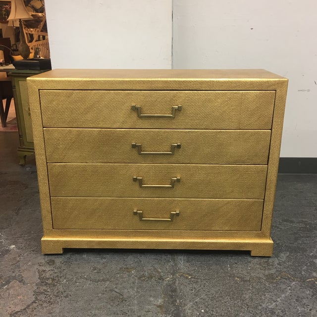 Chaddock Gold Malibu Chest Chairish
