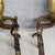 Mid 20th Century Vintage Brass Federal Style Fireplace Andirons For Sale - Image 5 of 7