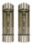 Smoked-Fumé Glass Pipe Wall Sconces by Simoeng, Set of 2 For Sale