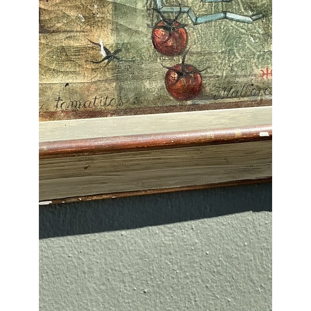 Vintage Original 1969 Still Life Oil on Canvas For Sale - Image 13 of 14