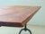 Vintage Dining Table with Cast Iron Frame and Wood Top, 1930s For Sale - Image 12 of 14