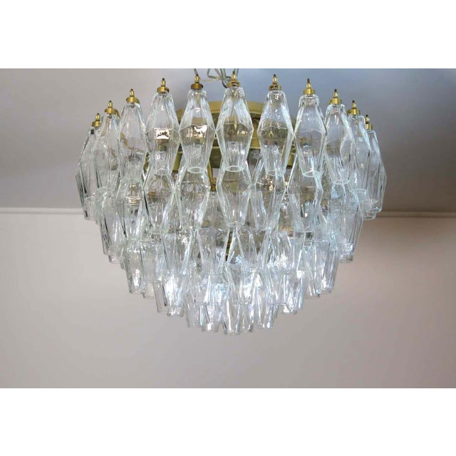 Mid-Century Modern Murano Poliedri Ceiling Light by Carlo Scarpa, 1990 For Sale - Image 3 of 13