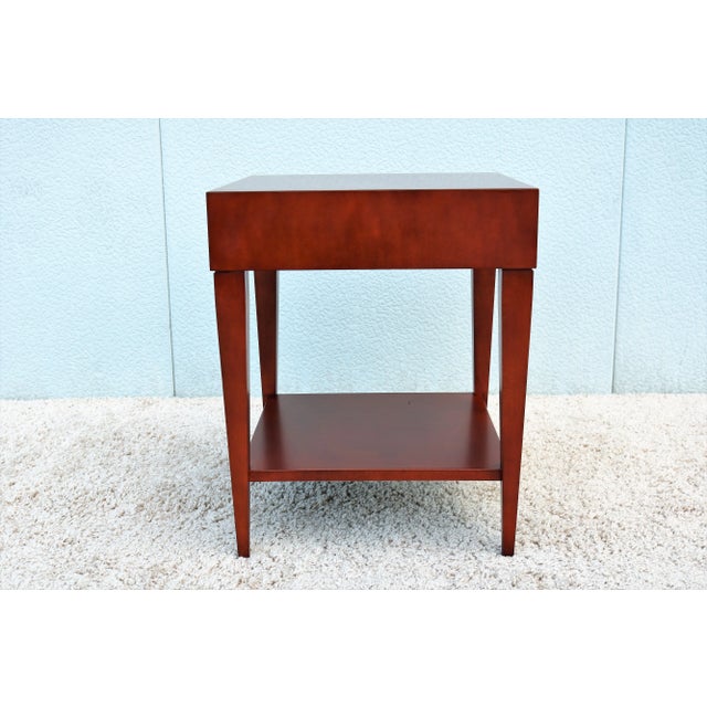 Mid-Century Modern Mid-Century Modern Barbara Barry for Hbf Catalina Square Maple Side Table For Sale - Image 3 of 13