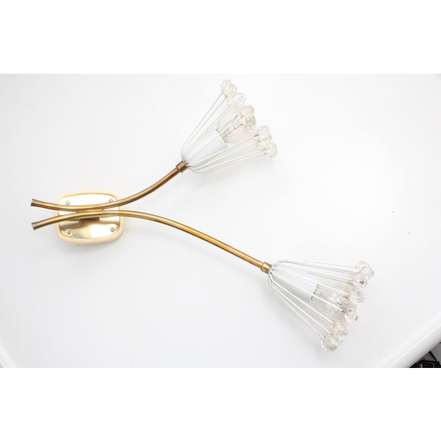 Rupert Nikoll Wall Sconces by Emil Stejnar for Rupert Nikoll, 1950s, Set of 2 For Sale - Image 4 of 11