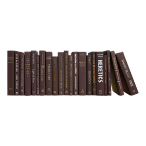 Decorative Books - Coffee Books - Brown Books by the Foot