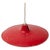 Antique French Hanging Lamp in Red Lacquered Metal For Sale - Image 11 of 11
