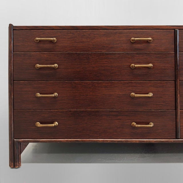 Vintage Chest of Drawers in Exotic Wood and Bamboo, 1970s For Sale - Image 6 of 18