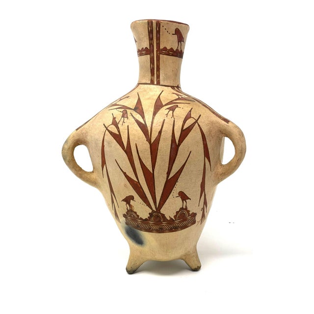 1950s Terracotta Pot From Chiapas, Mexico - 12" H X 8" Diam. For Sale - Image 4 of 9